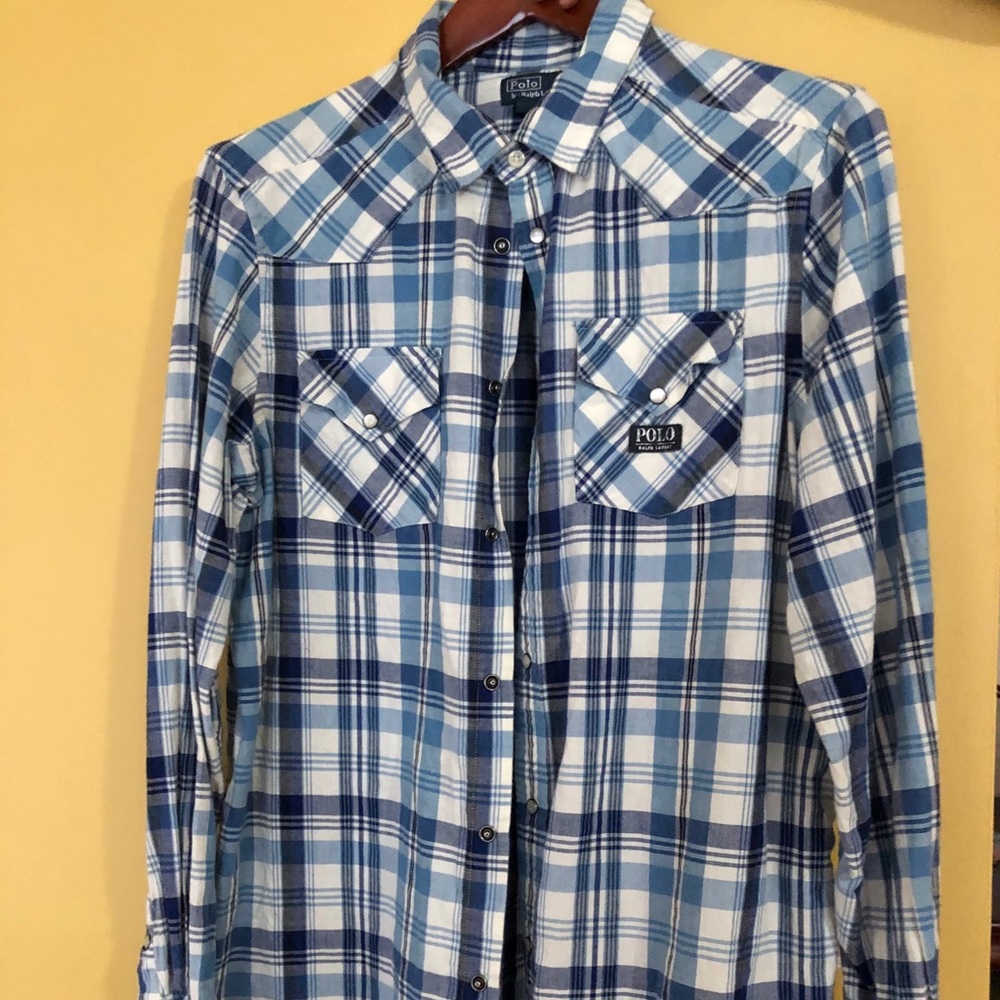 Ralph Lauren plaid button shirt